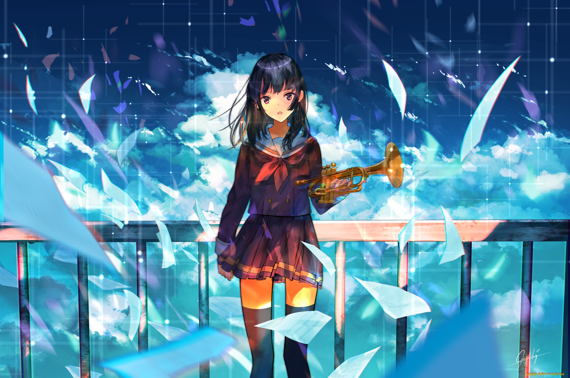 , hibike euphonium, sound, euphonium